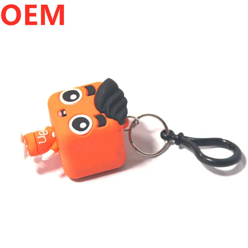 ปลาสติก 3d การสร้างสรรค์การ์ตูน Key Ring Keychain OEM โรงงานขายส่งพลาสติกการ์ตูน Keychain