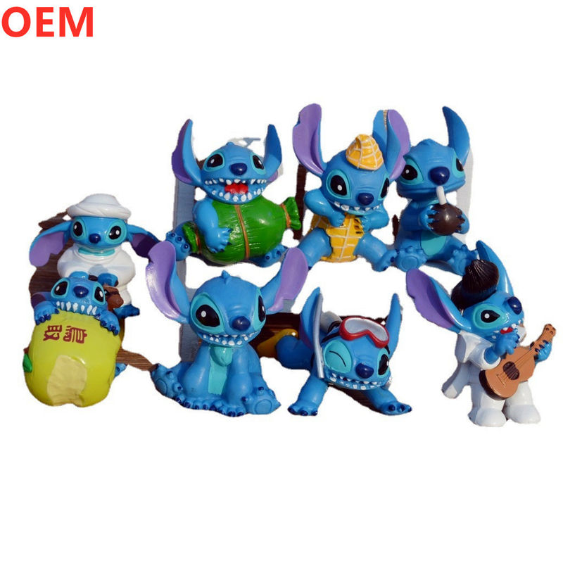 OEM Factory Custom คุณภาพสูง 3d พลาสติกการ์ตูนตัวละคร, PVC การ์ตูนตัวละครของเล่น