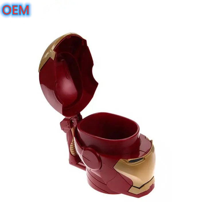 โรงงาน Custom Reusable พลาสติก Popcorn ถังถัง OEM การออกแบบ 3d Popcorn ถัง