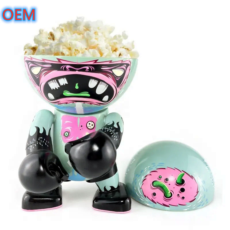การ์ตูน Popcorn Bucket การปรับปรุง, การออกแบบ OEM คุณภาพสูง พลาสติก Popcorn Bucket