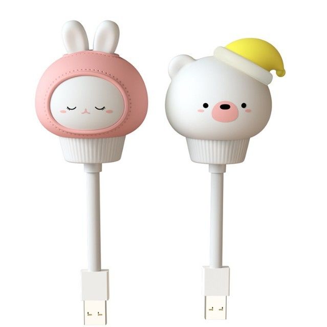 โรงงานสั่งของเล่นหลอดไฟ PVC วินิล LED Light Up Toys น่ารักการ์ตูน USB ไฟกลางคืน