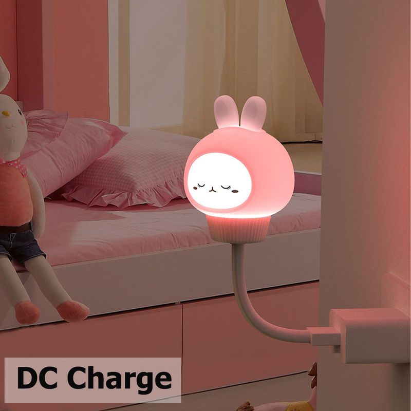 โรงงานสั่งของเล่นหลอดไฟ PVC วินิล LED Light Up Toys น่ารักการ์ตูน USB ไฟกลางคืน