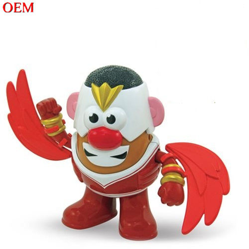 ผลิตของเล่น ออกแบบของเล่นตามสั่ง OEM PVC Movie Character Potato Head 3D Toy custom action figure
