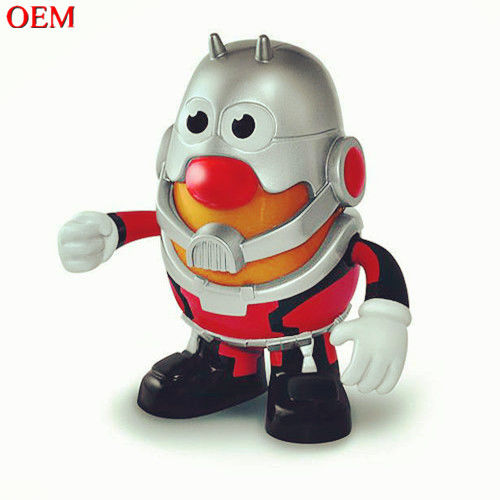 ผลิตของเล่น ออกแบบของเล่นตามสั่ง OEM PVC Movie Character Potato Head 3D Toy custom action figure