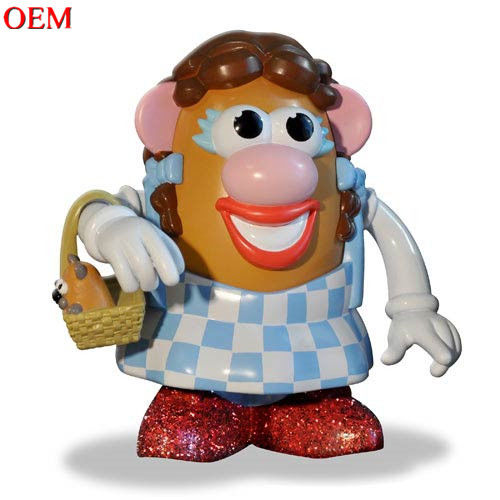 ผลิตของเล่น ออกแบบของเล่นตามสั่ง OEM PVC Movie Character Potato Head 3D Toy custom action figure