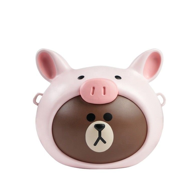 สินค้าความสูงคุณภาพน่ารักพลาสติก 3D รูปภาพของเล่น Popcorn Bucket สําหรับคริสต์มาส