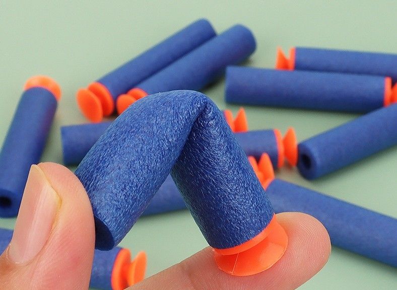 Oem ปืนของเล่นเด็ก DIY การแยกตัวของเด็ก ไดโนเสาร์ ปืนกระสุนอ่อนของเล่น EVA ปริศนากระบอกประกอบ รุ่นปืน