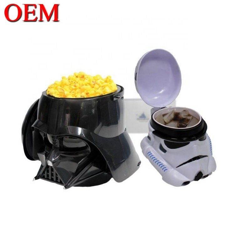 โรงงานผ่าน FAMA custom พลาสติก Popcorn ถ้วยบรรจุ Popcorn ถ้วยที่มีฝา