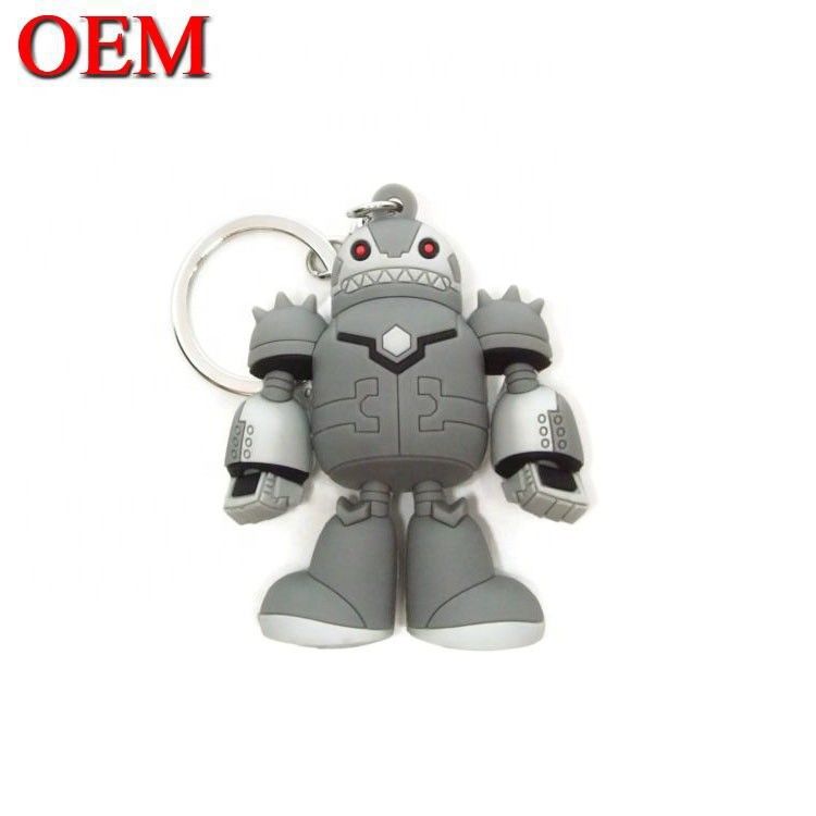 โลโก้ OEM ผ้าม่าน PVC 3D Soft Keychain ผ้าม่านสัตว์ Custom Keychain รูปทรงออกแบบของตัวเอง