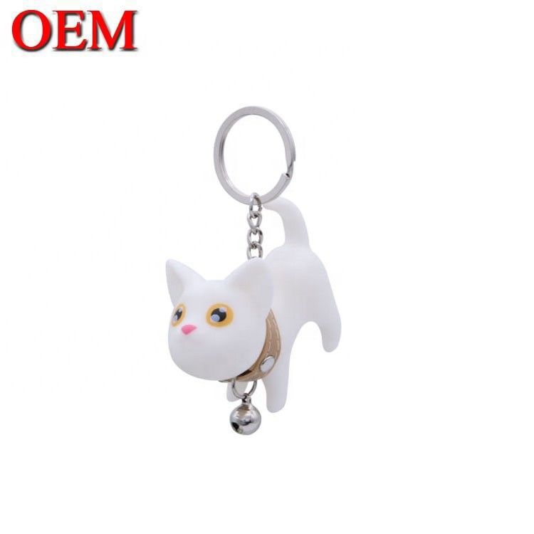 โลโก้ OEM ผ้าม่าน PVC 3D Soft Keychain ผ้าม่านสัตว์ Custom Keychain รูปทรงออกแบบของตัวเอง