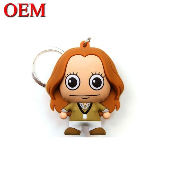 โลโก้ OEM ผ้าม่าน PVC 3D Soft Keychain ผ้าม่านสัตว์ Custom Keychain รูปทรงออกแบบของตัวเอง