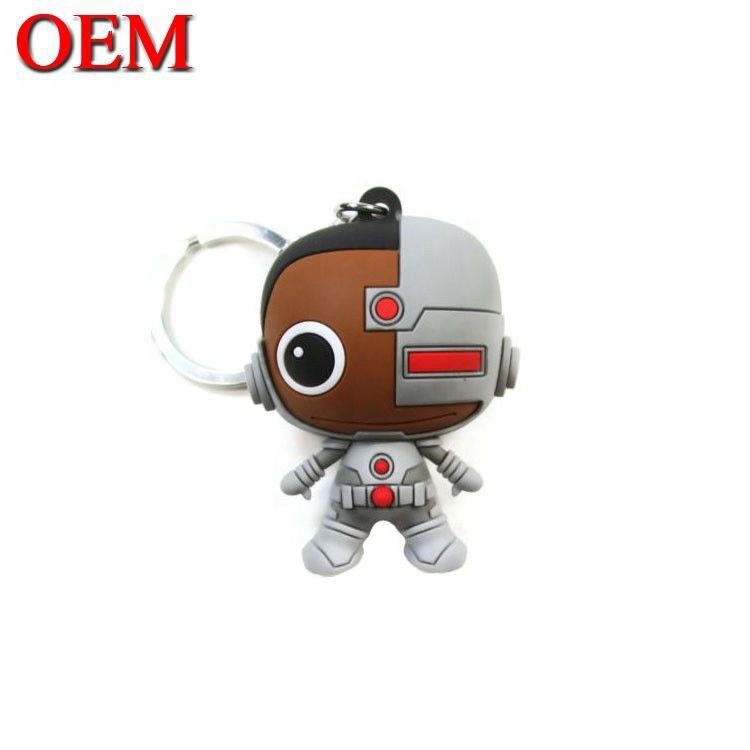 โลโก้ OEM ผ้าม่าน PVC 3D Soft Keychain ผ้าม่านสัตว์ Custom Keychain รูปทรงออกแบบของตัวเอง