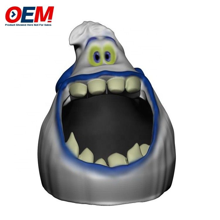 ของเล่น PVC ตามสั่ง OEM 3D Concept SmallFoot Popcorn Bucket Food Popcorn Bucket