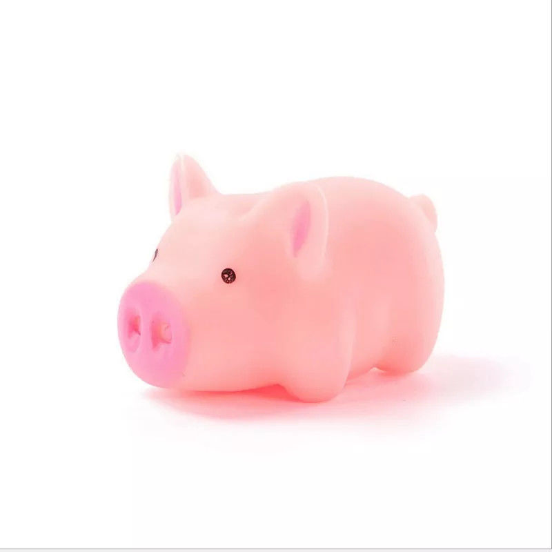 OEM custom Cute Squeeze Squeaky Chew เกมส์อินเตอร์เอ็กติเวชั่น การฝึกอบรม Funny Soft Rubber Mini Toy