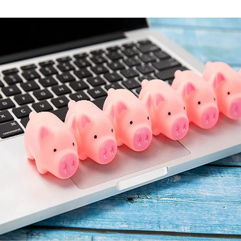 OEM custom Cute Squeeze Squeaky Chew เกมส์อินเตอร์เอ็กติเวชั่น การฝึกอบรม Funny Soft Rubber Mini Toy