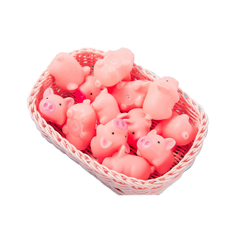 OEM custom Cute Squeeze Squeaky Chew เกมส์อินเตอร์เอ็กติเวชั่น การฝึกอบรม Funny Soft Rubber Mini Toy