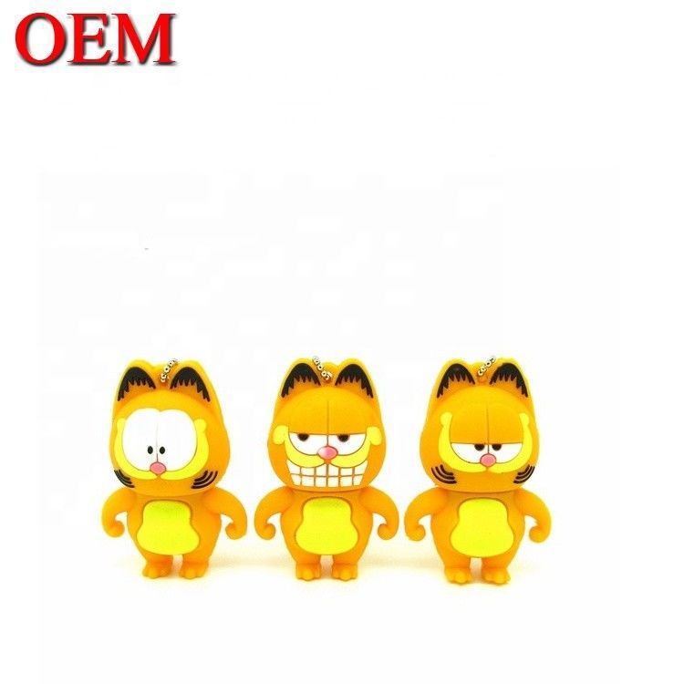 ผู้ผลิต OEM พลาสติก Lazy Cat Toy Figure Custom PVC 3D Anime การฉีดศิลปะ