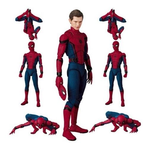 สินค้าตามต้องการ สินค้าคุณภาพสูง 15 ซม ของเล่น Spider Man Tom Holland PVC Action Figure Spiderman Collection ของเล่นพร้อมกล่อง