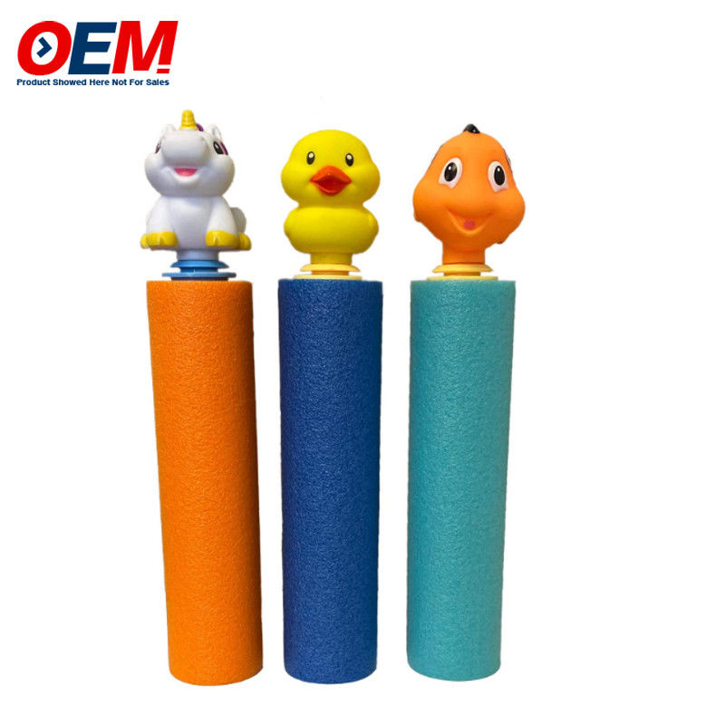 ปืนน้ํารูปสัตว์ที่กําหนดเอง ของเล่น OEM ปืนน้ําสกรีต