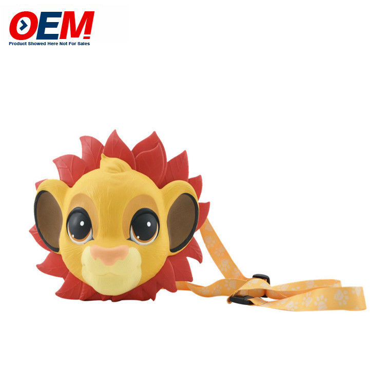 cartoon  character  Plastic PP cartoon  Shaped lion  Popcorn Containers with Lid for Collection