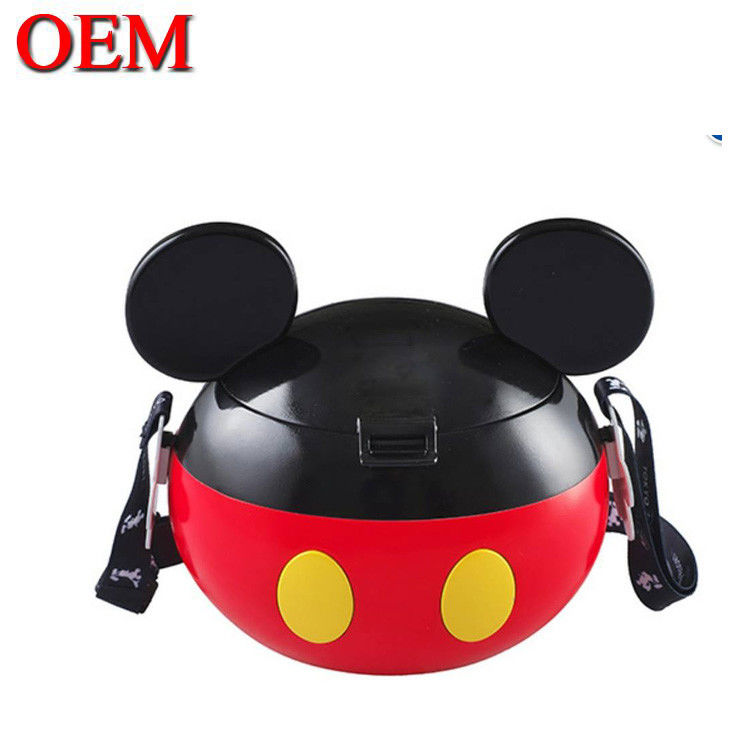 cartoon  character  Plastic PP cartoon  Shaped lion  Popcorn Containers with Lid for Collection