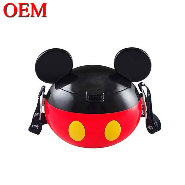 cartoon  character  Plastic PP cartoon  Shaped lion  Popcorn Containers with Lid for Collection