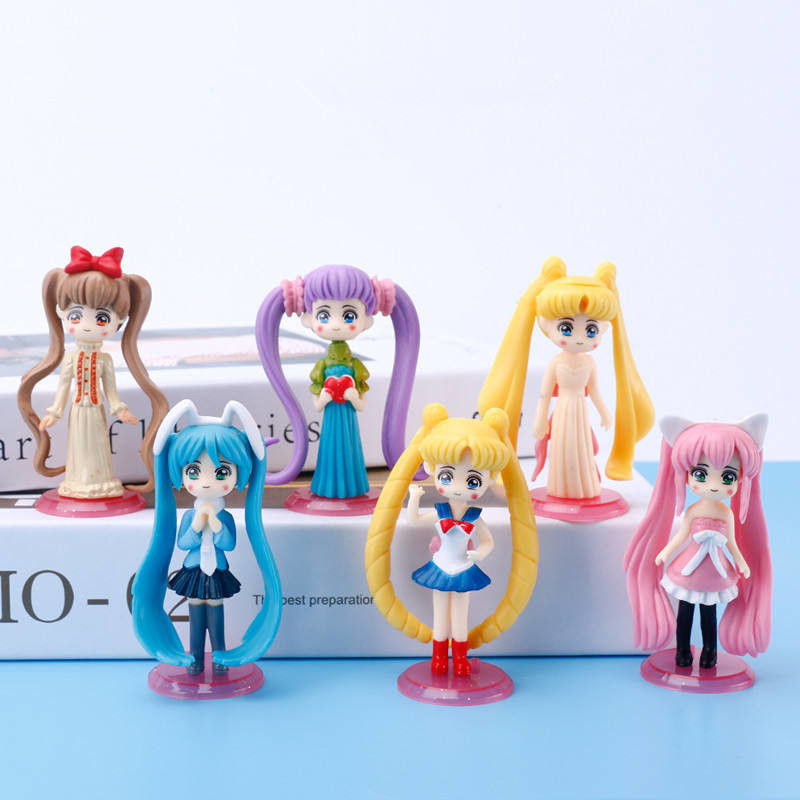 ผู้ผลิตของเล่น OEM มินิ Sailor Moon Toys ของเล่นเซอร์ไพรส์ Toys Can Put In Capsule