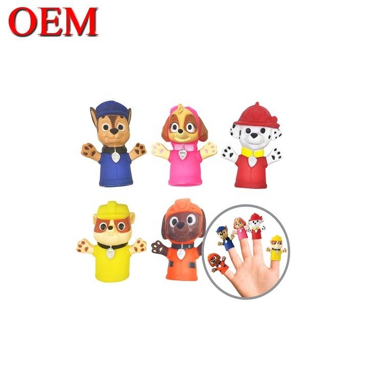3D พลาสติกรูปนิ้วตุ๊กตาของเล่น OEM ของเล่นมือสําหรับเด็ก