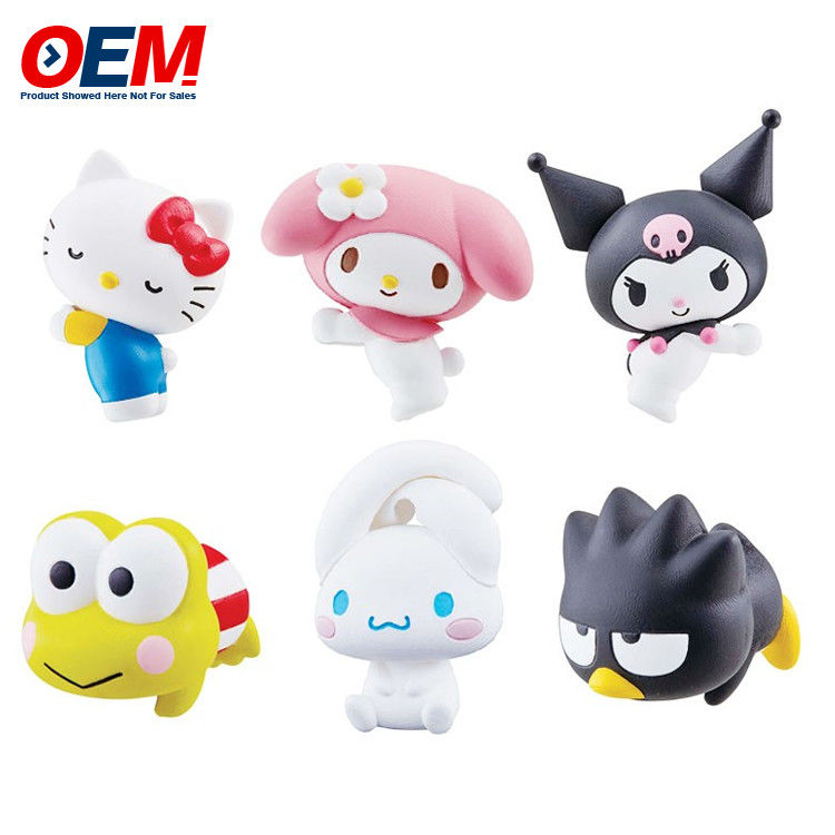 Custom PVC Cute Mini Figure OEM ของเล่นพลาสติกการ์ตูน ทําความสูง 5 ซม ของเล่นพลาสติก