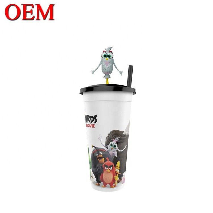 ปรับแต่งการออกแบบของคุณเอง PVC ขนาดเล็ก 3D ชามรูป OEM พลาสติก Topper รูปภาพของเล่น