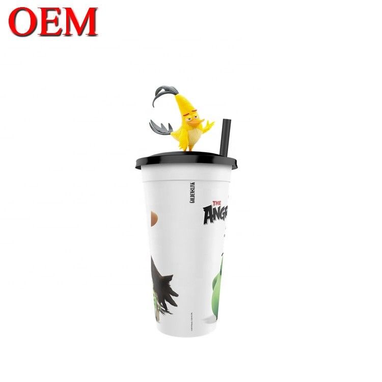 ปรับแต่งการออกแบบของคุณเอง PVC ขนาดเล็ก 3D ชามรูป OEM พลาสติก Topper รูปภาพของเล่น