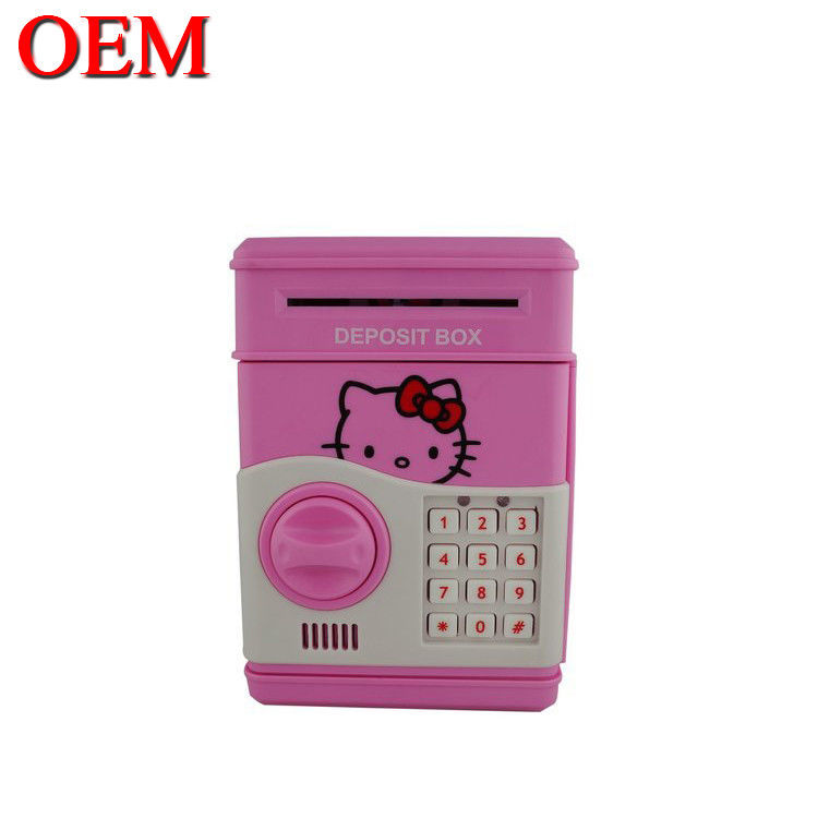 OEM custom ธนาคารอิเล็กทรอนิกส์ เซฟเงินกล่องเด็ก เหรียญดิจิตอล เก็บเงินสด เซฟ ATM