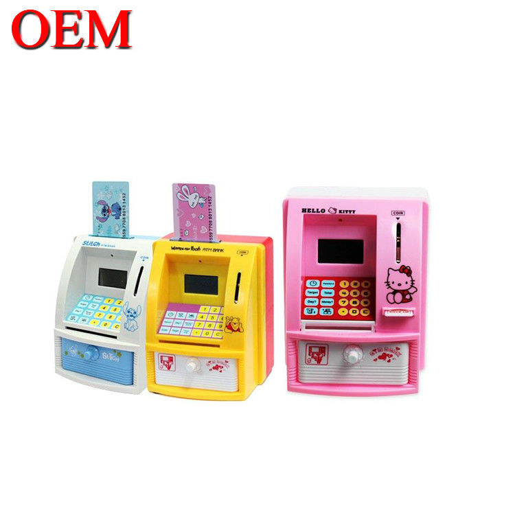 OEM custom ธนาคารอิเล็กทรอนิกส์ เซฟเงินกล่องเด็ก เหรียญดิจิตอล เก็บเงินสด เซฟ ATM