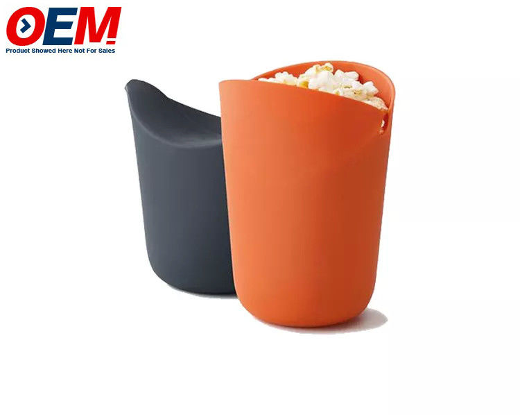 OEM ถังป๊อปคอร์นพลาสติกพิมพ์ลายการ์ตูนคุณภาพดีพร้อมฝาปิดสำหรับโปรโมชั่น