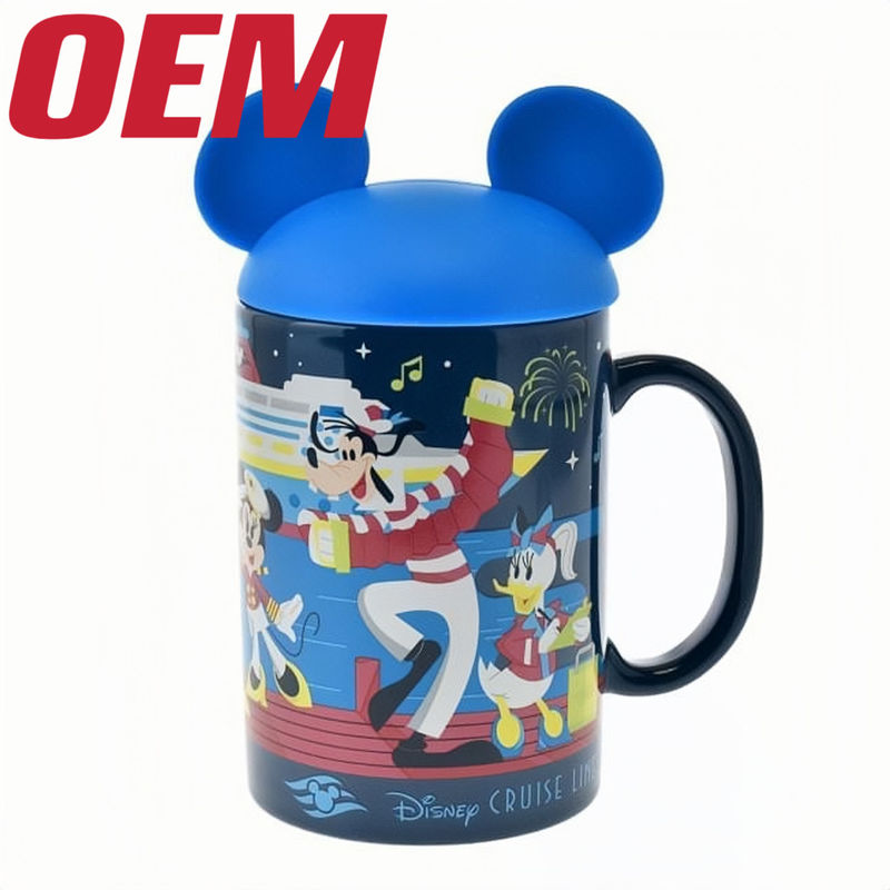 ถังป๊อปคอร์นตัวละครหนังตามสั่ง OEM ถังป๊อปคอร์นตัวละคร พลาสติกที่มีลิป