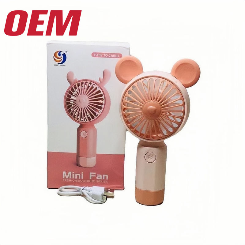 พัดลมเย็นขนาดเล็กแบบพกพา OEM ช่วงซัมเมอร์ พัดลมพกพาทํามือ