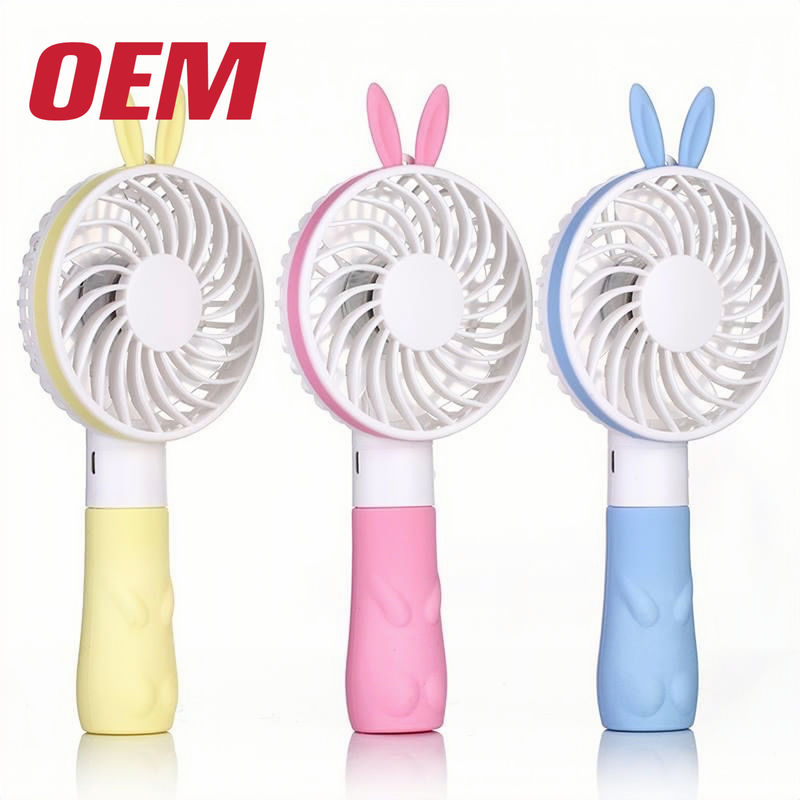 แฟนการ์ตูน USB ที่กําหนดเอง แฟนพกพา OEM ฤดูร้อน แฟนทําจาก USB Mini Cooling Fan With Gift Box