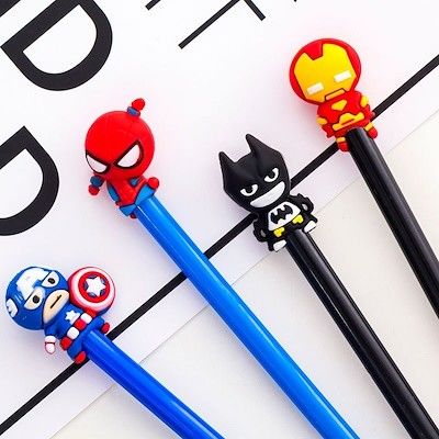 Custom Cool 3D Cartoon Figure Toy Ballpoint Pen Head Toppers เด็กๆ กระปุกลูกหนังของเล่น
