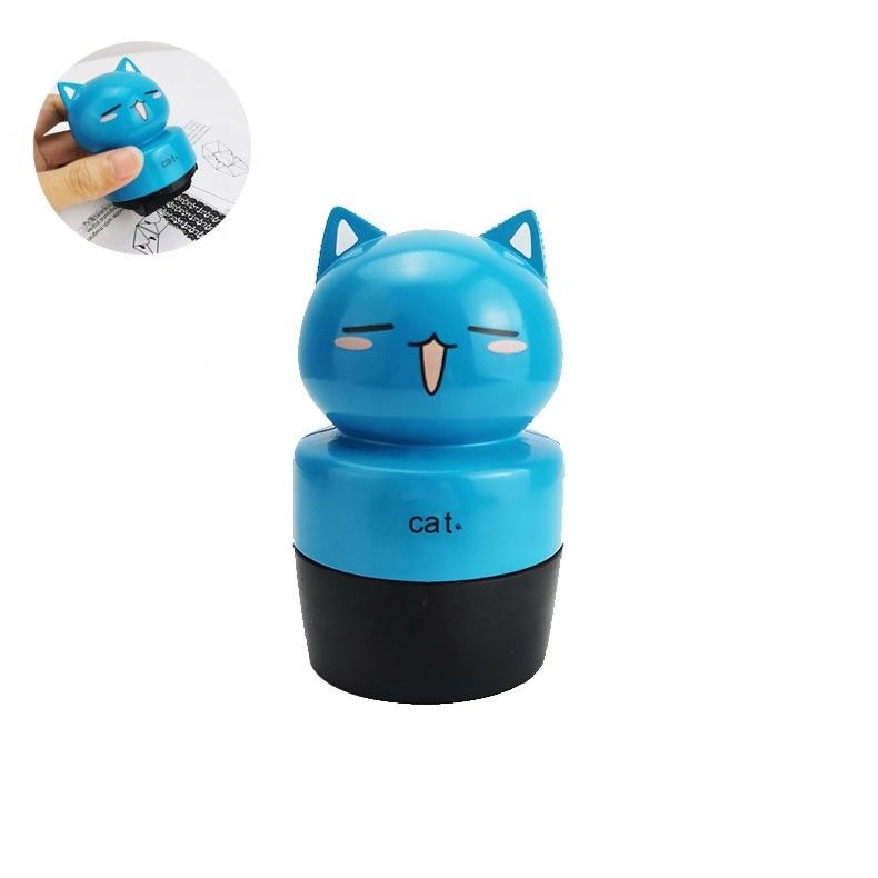 2023 เด็กอัตโนมัติ Flash Toy สัตว์ อัตโนมัติ เสื้อผ้า เนื้อผ้า Self Inking ชื่อ การ์ตูน Stamp สําหรับเด็ก