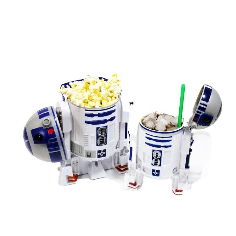 OEM พลาสติก 3D รูปสัตว์ Custom พิมพ์ Popcorn ถ้วยบรรจุด้วยฝา