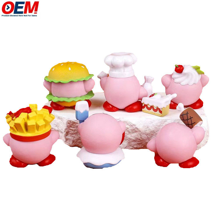 เครื่องเล่นซิลิโคนพลาสติกตามต้องการ OEM 3D Soft Squishy figure character Toys โรงงานผู้ผลิตของเล่น