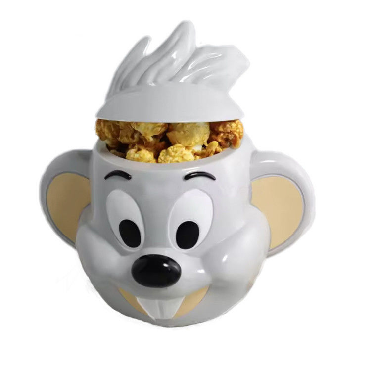 การออกแบบตัวละครการ์ตูนแบบพลาสติก Popcorn Bucket สําหรับหนัง