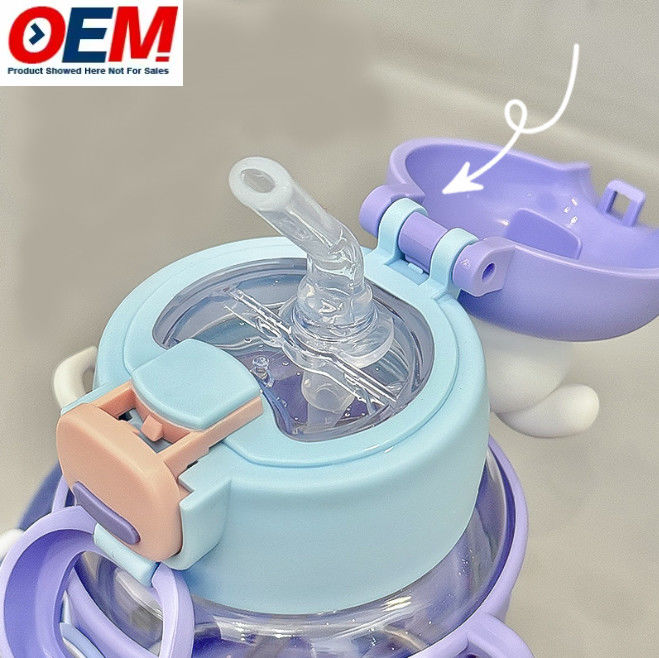 ขนาดและความปลอดภัยของเด็ก BPA ฟรีขวดน้ํา พลาสติกไม่เป็นพิษ ที่สมบูรณ์แบบสําหรับเด็ก