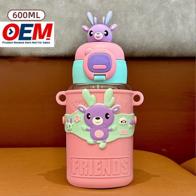 ขนาดและความปลอดภัยของเด็ก BPA ฟรีขวดน้ํา พลาสติกไม่เป็นพิษ ที่สมบูรณ์แบบสําหรับเด็ก