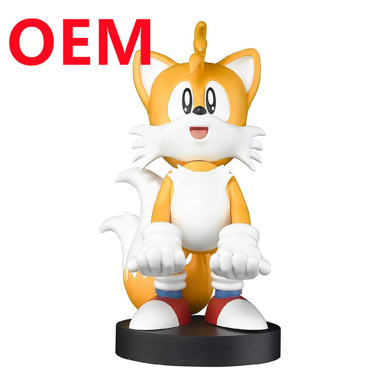 Custom Action Figure Desk Phone Holder Made 18cm Height Cute Cartoon Animal Portable Phone Holder Cartoon Phone Stand