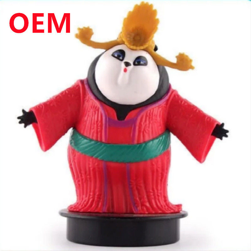 ส่วนผสมพลาสติกฉีดสีขาวที่กําหนดเอง OEM Abs Material Accessories Made 5cm Height Figure Toy