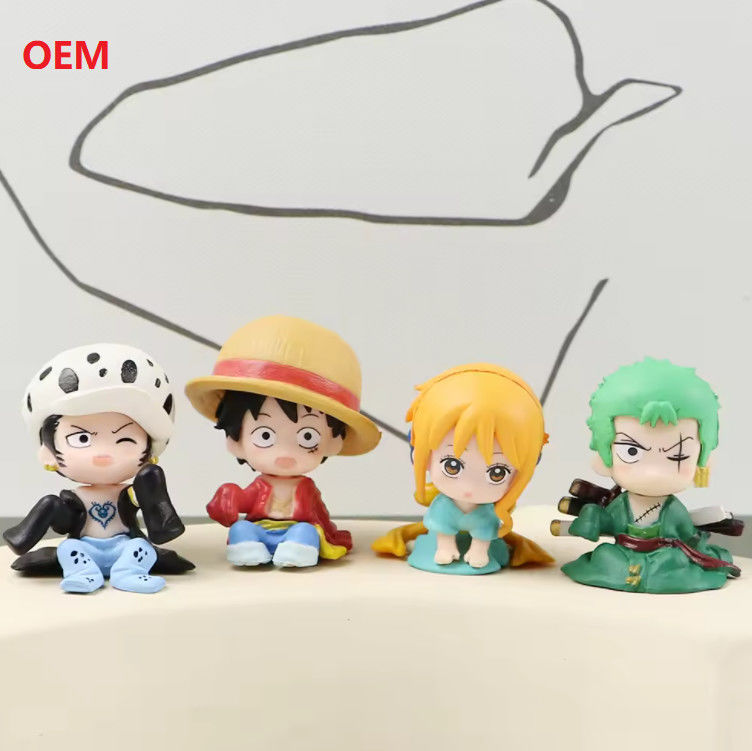 โมเดลการ์ตูน OEM PVC รูปภาพการกระทํา รูปภาพอนิเมะ ของเล่นสําหรับตกแต่ง
