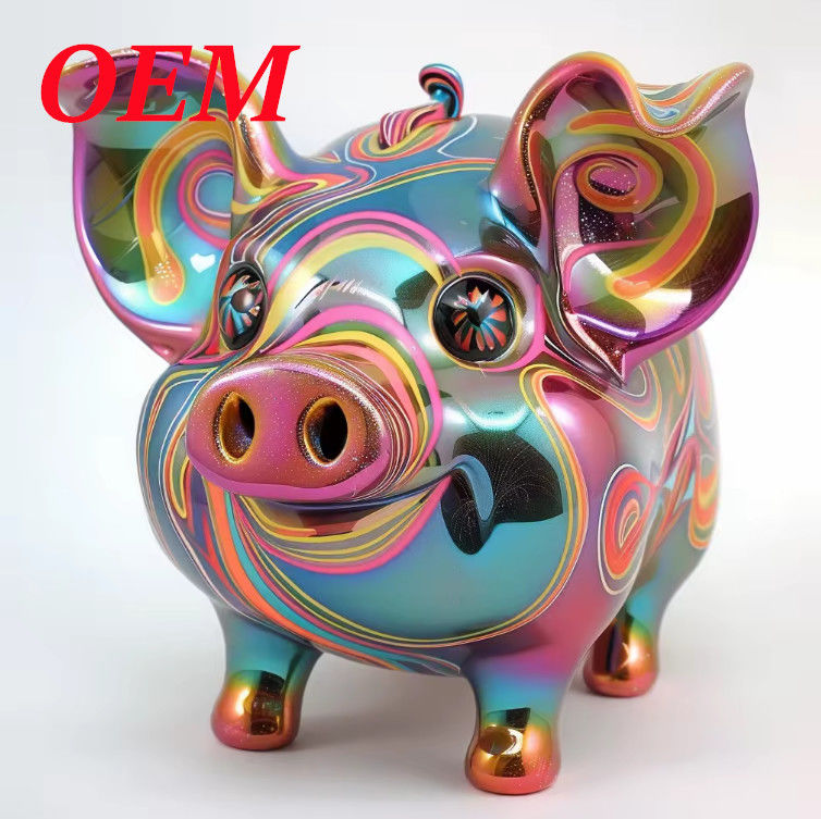 ธนาคารหมูน่ารัก เหรียญธนาคารเงินกล่องเด็กของขวัญ สนามส่งสินค้าเชียงใหม่