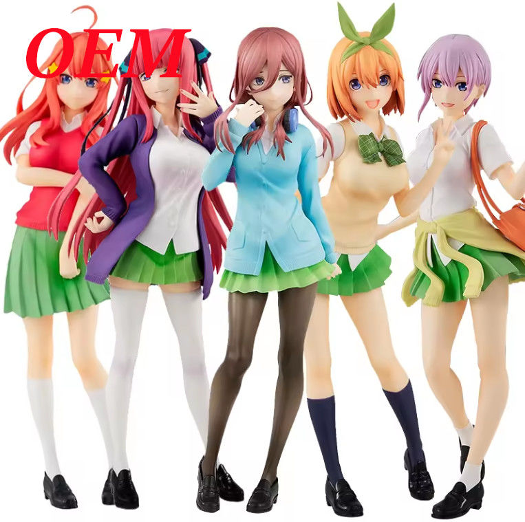 ปรับปรุงรูปแบบ PVC รูปภาพการกระทํา Anime สําหรับการตกแต่งบ้าน