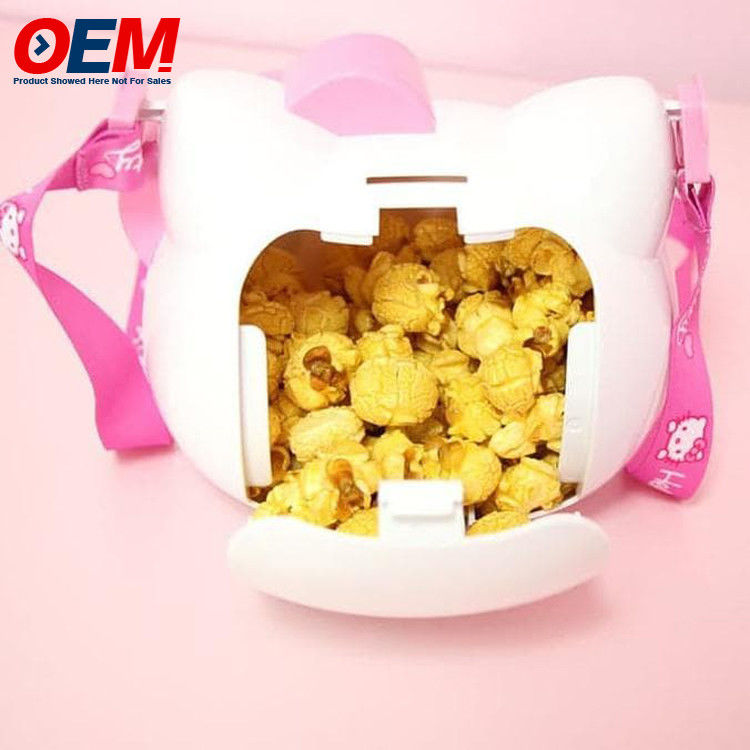 OEM Design พลาสติก ABS วัสดุ การ์ตูน Popcorn Bucket / Unicorn Kawaii Popcorn Bucket